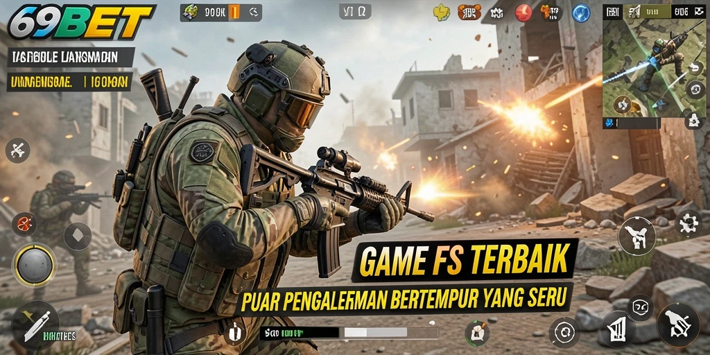Screenshot gameplay 69BET menampilkan aksi pertempuran yang seru dan mendebarkan.