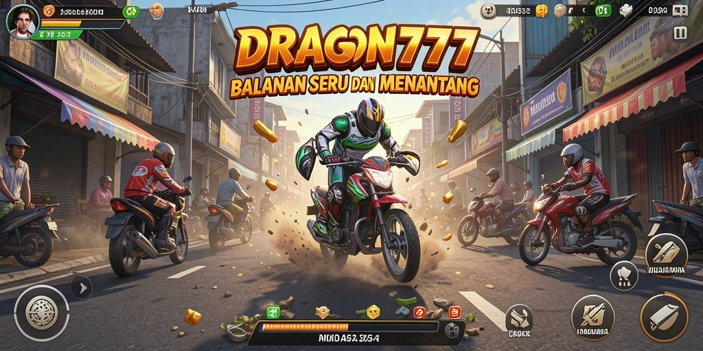 Menampilkan gameplay seru balapan di DRAGON777.
