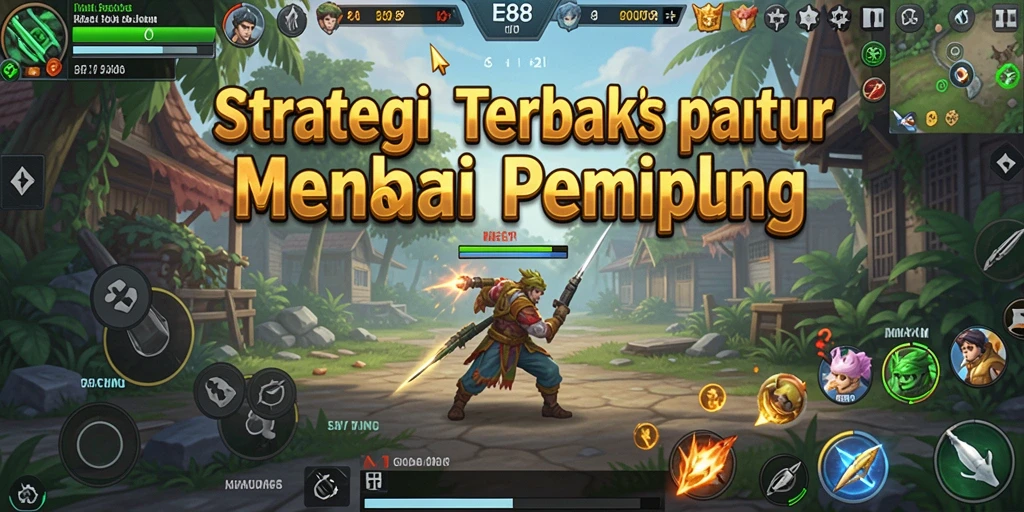 Screenshot utama E88 menunjukkan intensitas gameplay strategi yang menarik.