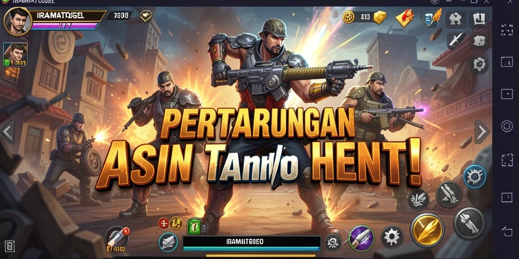 Tampilan gameplay mendebarkan dari IRAMATOGEL.