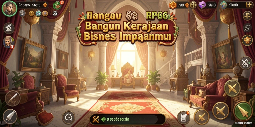 Tampilan gameplay RP66 yang seru dalam membangun bisnis Tycoon.