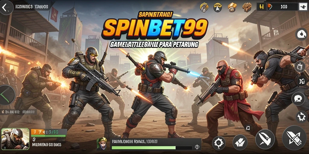 Gameplay SPINBET99 yang seru dalam pertempuran Battle Royale.