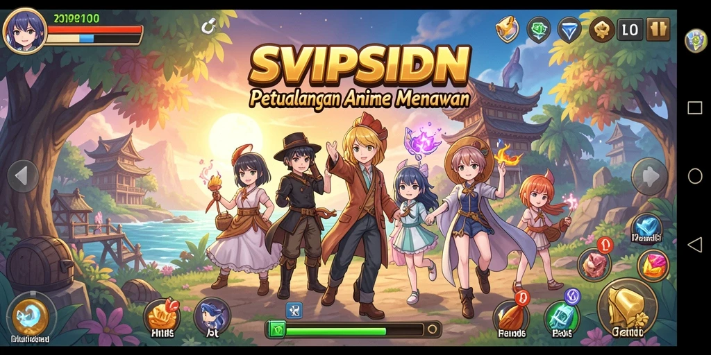 Tampilan screenshot gameplay dari SVIPSIDN yang menampilkan aksi seru.