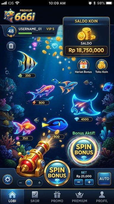 Menu kategori aplikasi yang lengkap di 666i.